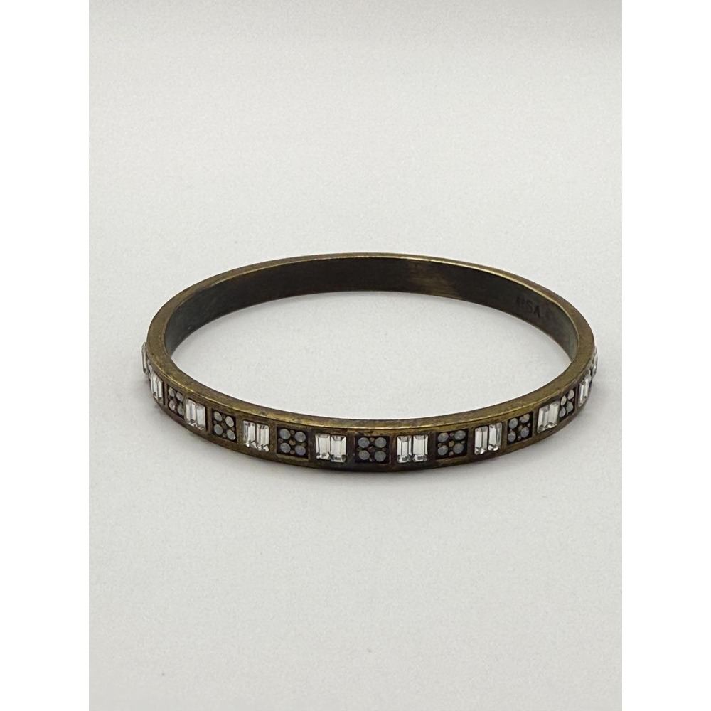 Set of 2 Silpada K&R Modern Maven Brass Bracelets – Designer Statement Jewelry - Picture 8 of 11